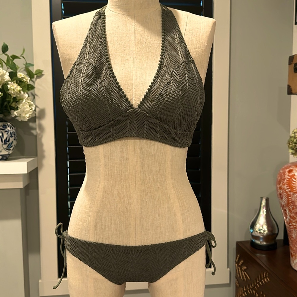 Sage green bikini